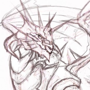 ラペルズイラストを描こう:ホワイトドラゴン ラペルズイラストを描こう:ホワイトドラゴン