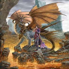 ホワイトドラゴンイラスト制作5:ついに完成^^ ホワイトドラゴンイラスト制作5:ついに完成^^